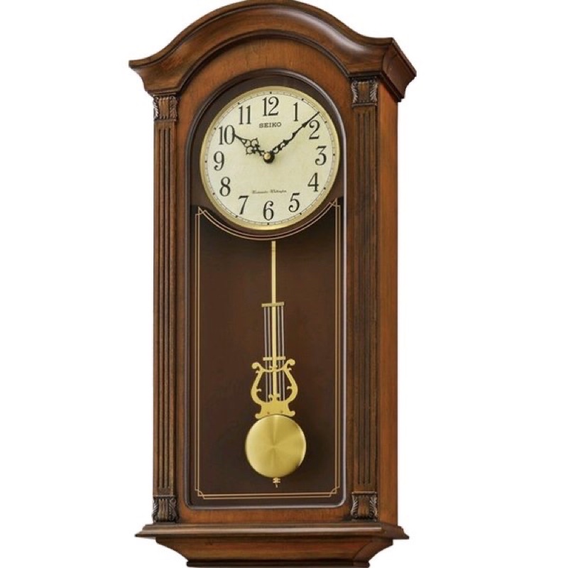 Jam Dinding SEIKO CLOCK QXH066 QXH066B Westminster Whittington Quarter Hour Chimes ORIGINAL