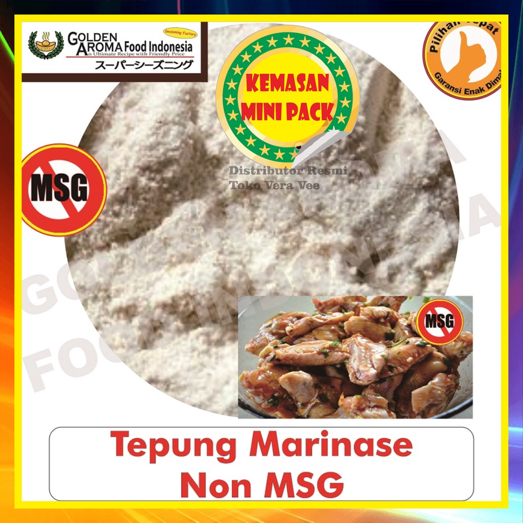 

Bubuk Tepung Bumbu Marinase Gurih Non MSG 50Gr Tepung Bumbu Marinase Gurih Non MSG Powder Murah Bisa Kiloan Premium Murni Tanpa Campuran Aneka Instan Asli Enak Terbaik Halal Kekinian Pabrik Grosir Agen Distributor Toko Bukan 100Gr 100 Gram