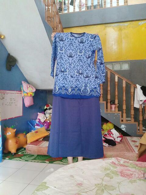 Gamis Batik Korpri Model Setelan Formal/guru/pegawai Negeri/pns/kerja