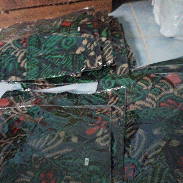 Kemeja Batik Pria Ppbtk07 Modern Lengan Pendek Casual Modis Trendy Masa Kini M L Xl Asli Pekalongan