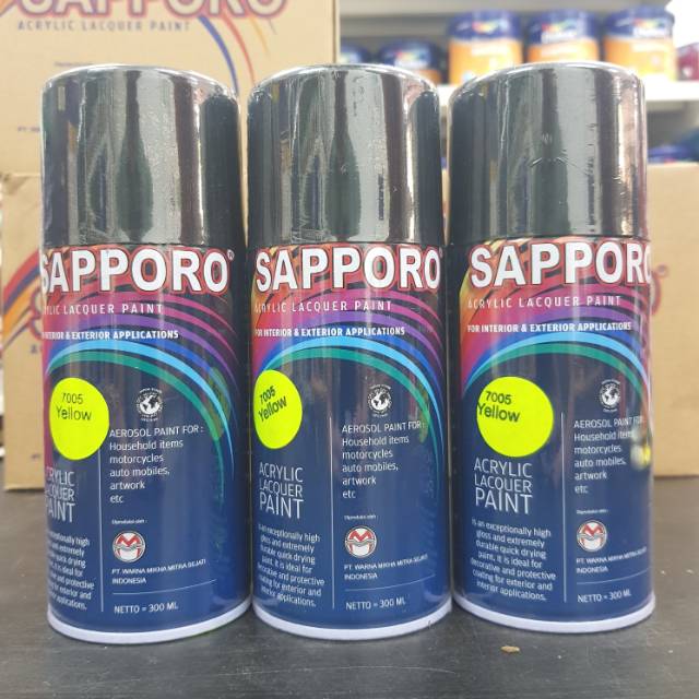 

FLUORESCENT YELLOW STABILO 7005 - SAPPORO Cat Semprot 300 ml