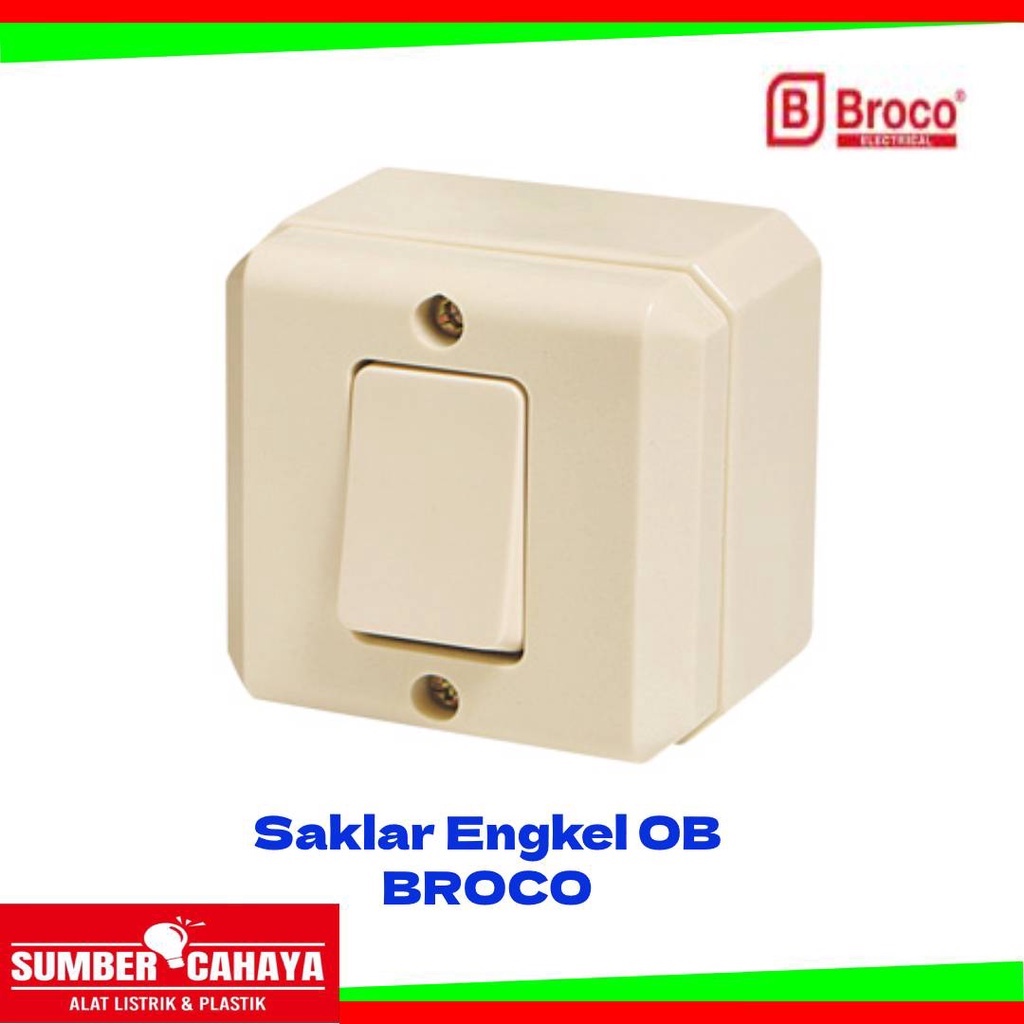 SAKLAR ENGKEL OB BROCO SAKLAR TUNGGAL OB BROCO SAKLAR OUTBOW