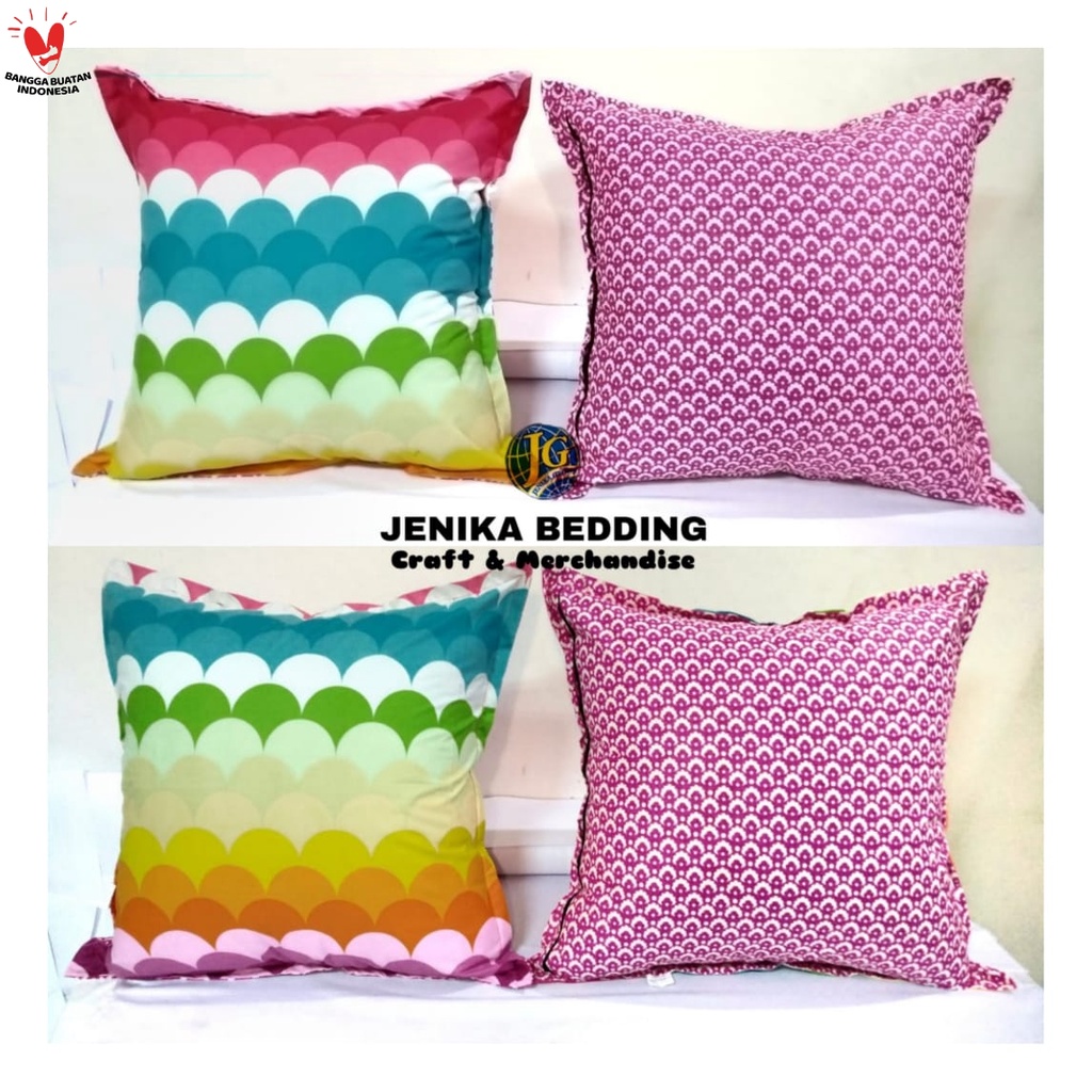 Set Sarung Bantal Sofa (2pcs) Motif Uk. 60x60cm