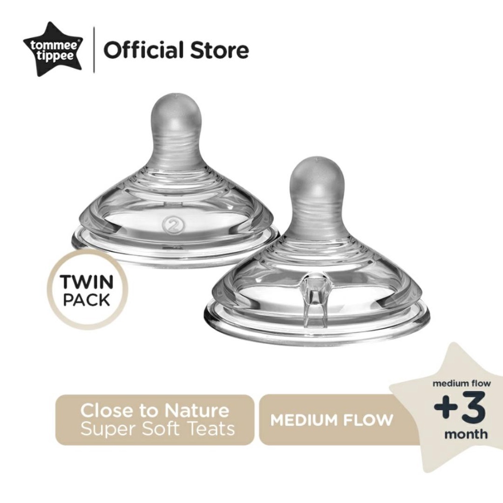 TOMMEE TIPPEE CLOSER TO NATURE SOFT TEAT / DOT BAYI