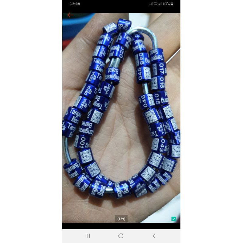 RING BURUNG LASER BARCODE 25 pcs