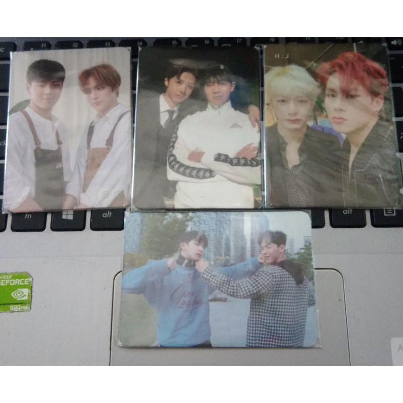 Monsta X PC Photocard Unit Shownu, Minhyuk, Hyungwon, Wonho Jooheon