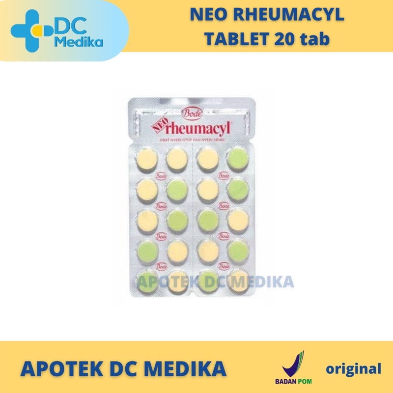 Neo Rheumacyl 20 tablet / reumacyl / obat rematik / obat pegel pegel