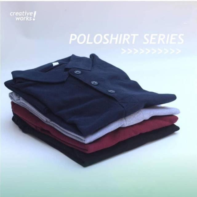 Kaos polos polo shirt.kaos kerah.kaos casual pria