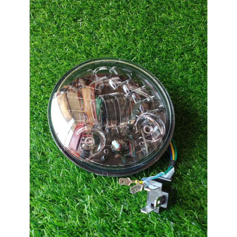 LAMPU DAYMAKER 7INCH HEADLAMP DAYMAKER 7 INCH 19 LED PNP BATOK LAMPU TIGER,MEGAPRO,NINJA