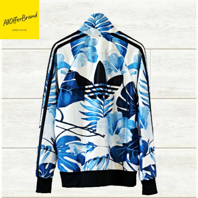 JAKET TRACKTOP ADIDAS MIRROR FULL PRINTING BUNGA/JAKET ADIDAS TRAKTOP/JAKET OLAH RAGA SEPEDA/COD 1