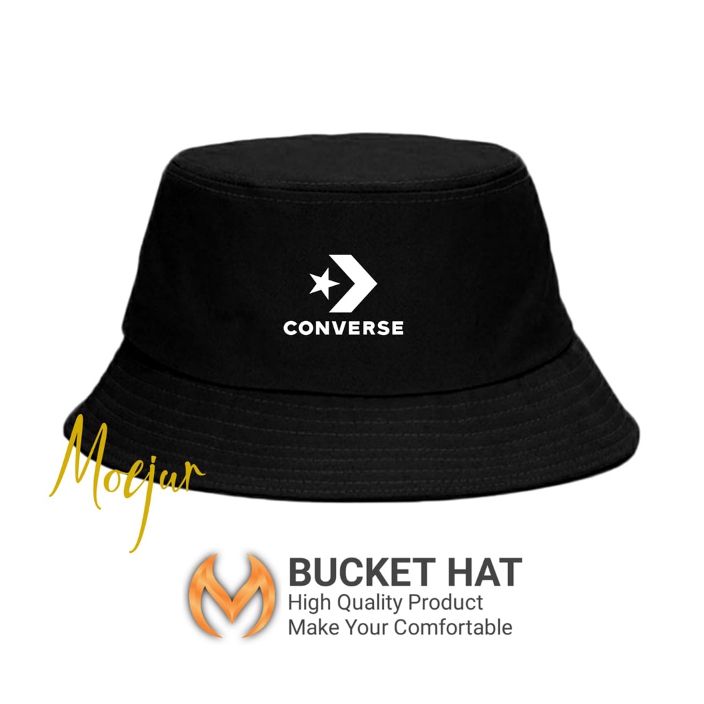 Bucket Hat Pria Wanita  Converse Topi Moejur Premium Terpopuler / BUCKET / BUCKET HAT / TOPI BUCKET 