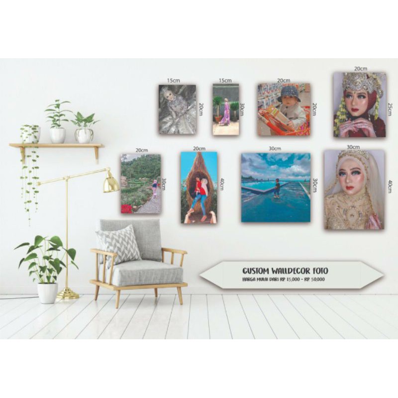 Cetak foto/walldecor foto/cetak foto bingkai