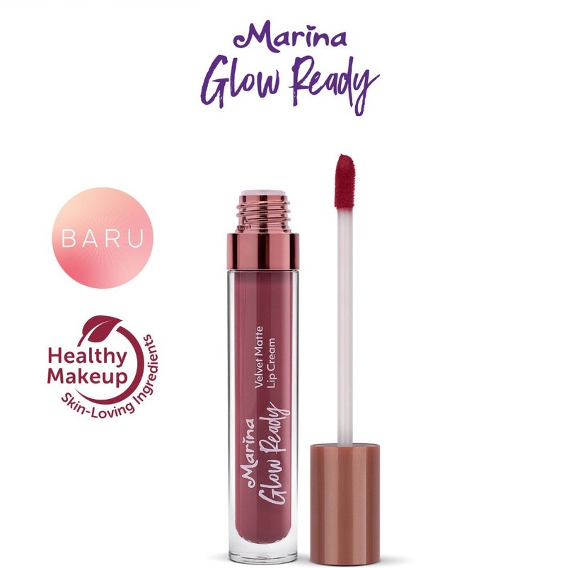 MARINA GLOW READY VELVET MATTE LIP CREAM