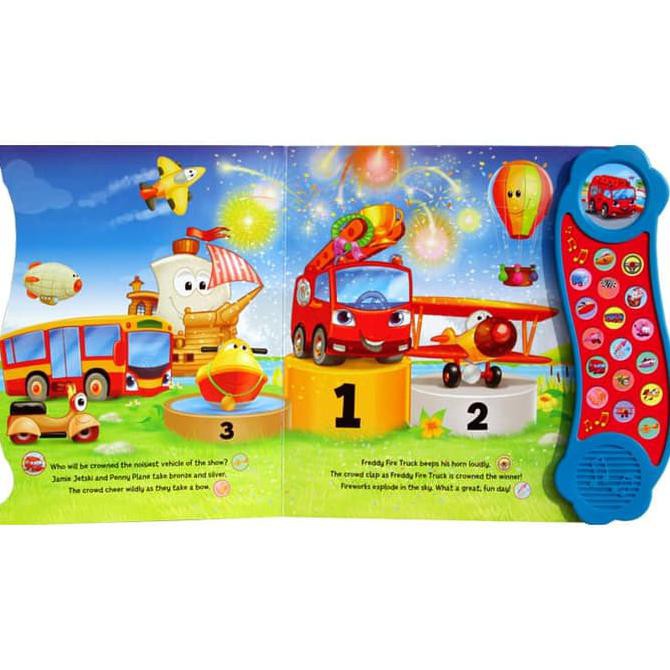 Noisy Vehicles Mega Sound Board Book With 18 Fantastic Sounds