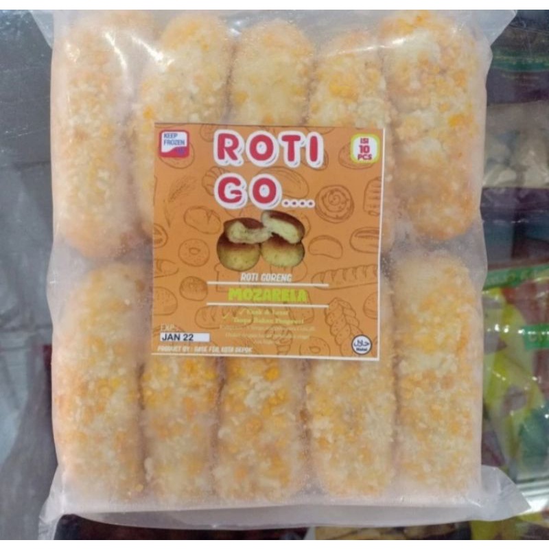 

Roti Go isi Keju Mozarela 10 Pcs