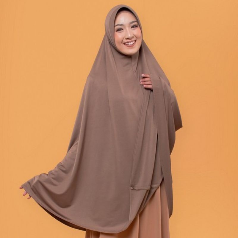 ELZATTA JILBAB BERGO KERUDUNG BERGO HIJAB INSTAN JUMBO ZARIA SOFIA  BAHAN CREPE JERSEY