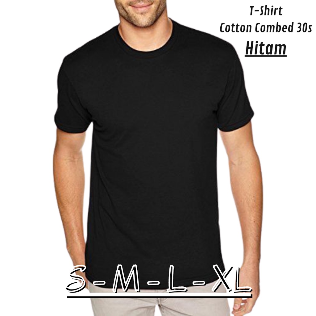 [PROMO] KAOS POLOS LENGAN PENDEK COTTON COMBED 30S