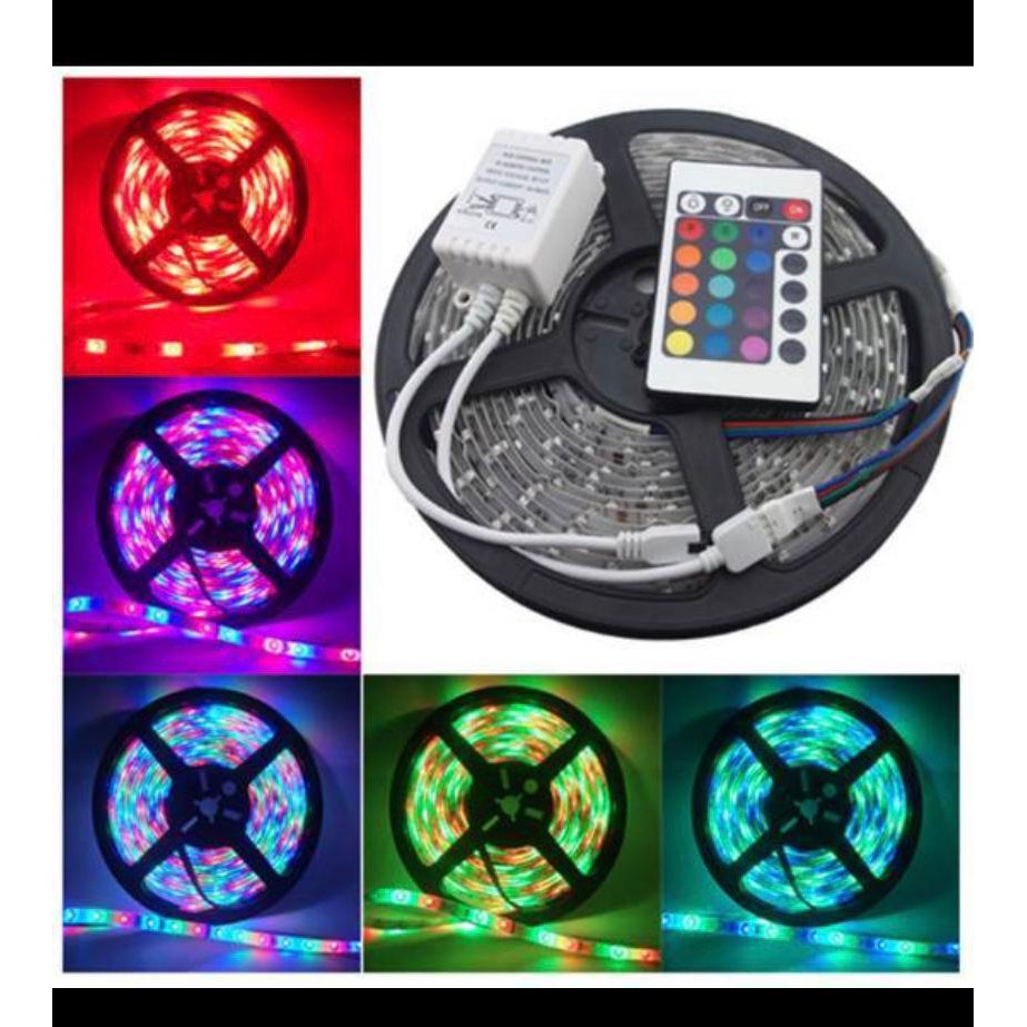 Lampu LED STRIP SELANG 220v 5 M METER OUTDOOR RGB