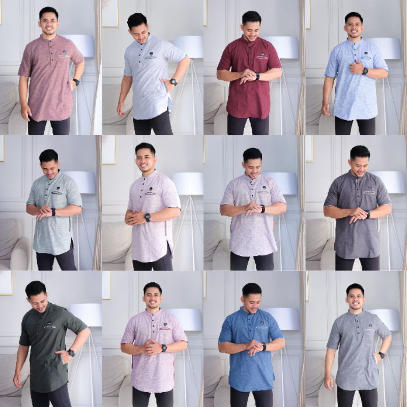 KURTA PAKISTAN LENGAN PENDEK ILNAAF