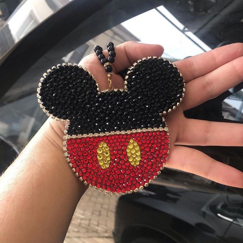 gantungan spion mickey minnie blink diy gantungan spion gantungan spion mobil mickey minnie blink hello kitty doraemon pucca spion Gantungan Spion Mobil Mickey Aksesoris Pajangan Hiasan