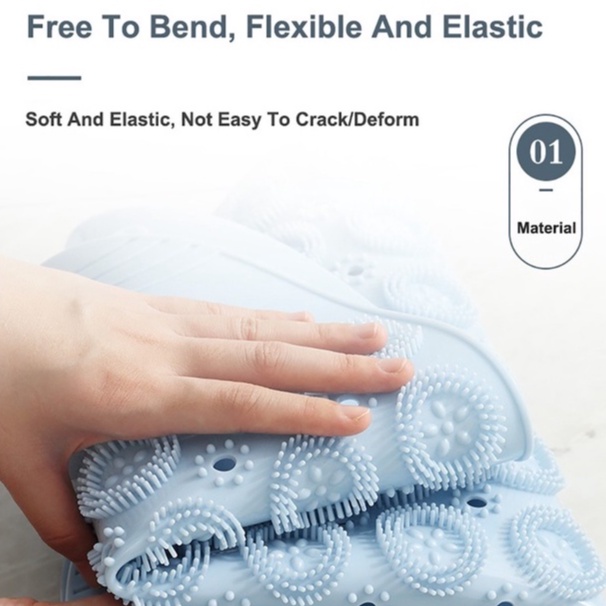 Matras Shower kamar mandi anti licin plus pijat kaki banyak sabun no problem kepleset keset basah pancuran Karpet Kamar Mandi Anti Slip Keset Matras Kamar Mandi anti lunyu terpeleset Matras keset keset Round PVC Non-slip Bathroom Mat Silicone Shower Bath
