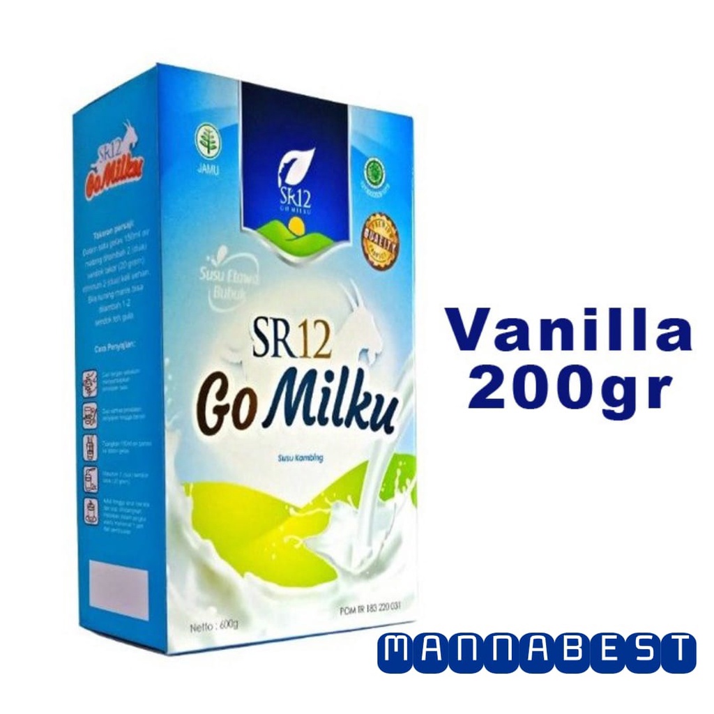 

Susu Kambing Etawa Bubuk Gomilku SR12 200gr 600gr | Susu Etawa - Vanilla, 200gr