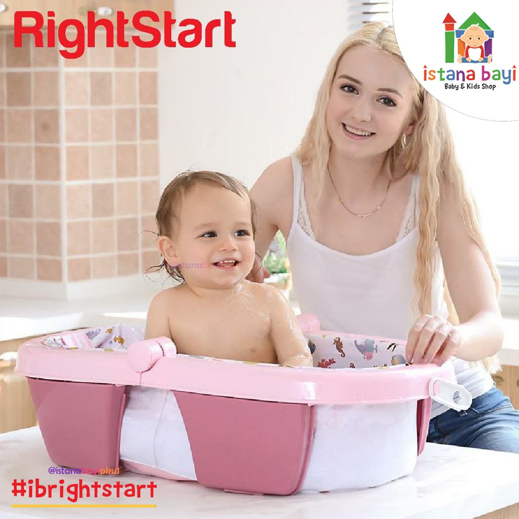 Right Start Fold Away Baby Bathub - Bak Mandi Bayi