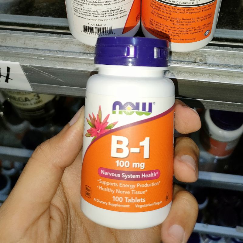 now b-1 100 tablets b1 100 mg