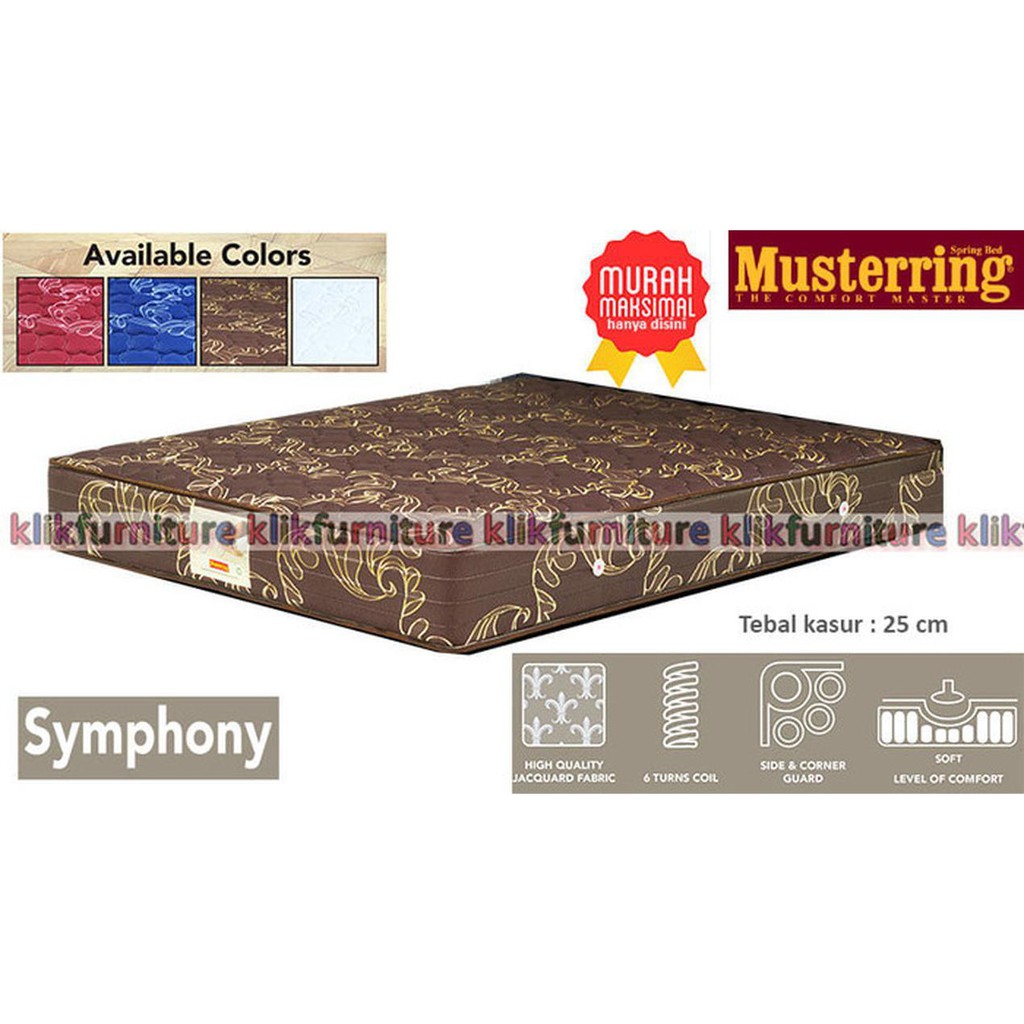 IH |  Symphony MUSTERRING (kasur 160x200) Springbed  | Perlengkapan rumah