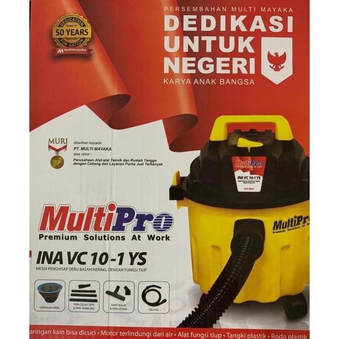Vacum | Vacuum Cleaner Multipro Vacum Cleaner Penyedot Debu Vakum Vc 10 Liter