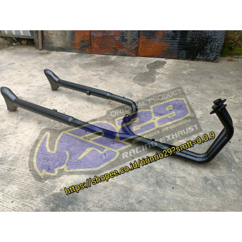 KNALPOT KAWASAKI VULCAN 650s FULSYSTEM TYPE SIRIP HIU