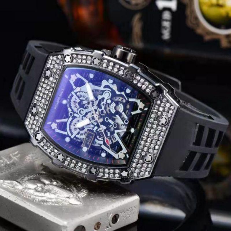 JAM TANGAN R1.CH.ARD.MILLEE JAM TANGAN PRIA ANTI AIR ANALOG JAM TANGAN PREMIUM SUPER JAM TERLARIA