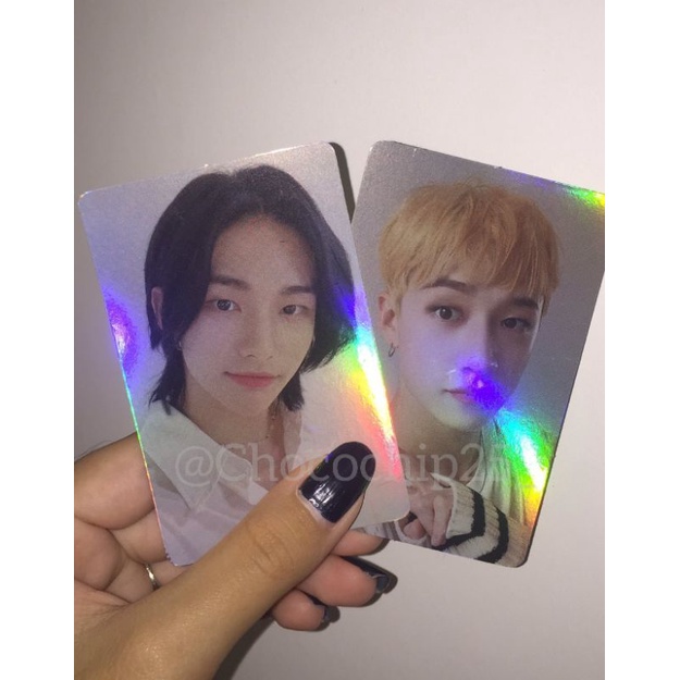 PC HOLO NACIFIC STRAY KIDS HYUNJIN BANGCHAN