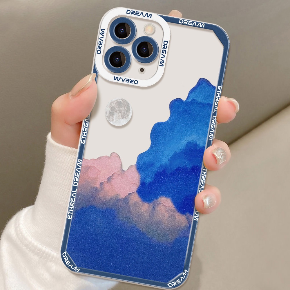 Soft Case TPU Motif Awan Feul Stra Cover Samsung Galaxy A12 A13 A22 A73 A53 S22 A72 4G / 5G A52S A32 A21S A71 A51 A50 A50S A30S S22 Ultra21 S30