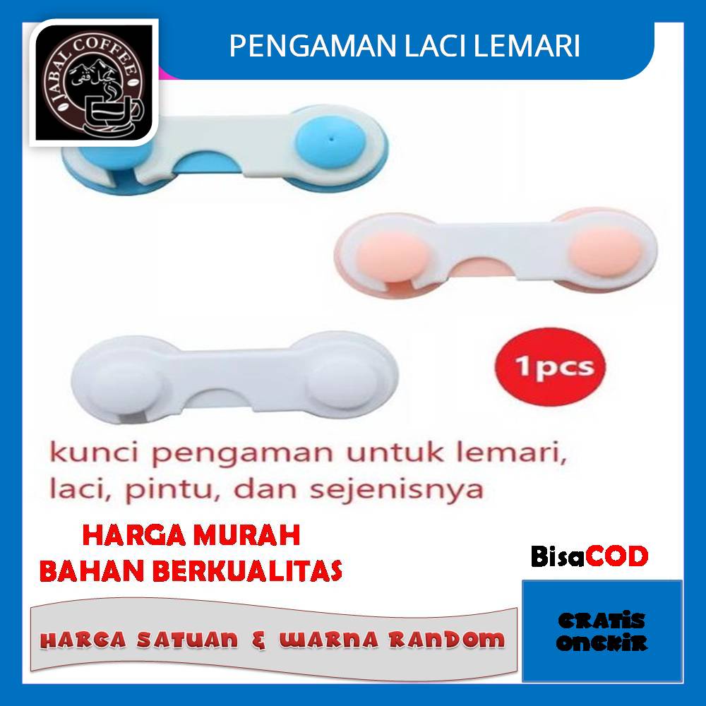 Pengaman Laci Lemari / Pengait Pintu Perabotan Dari Baby / Pengunci Laci Pengaman Lemari Pengait Kode 016