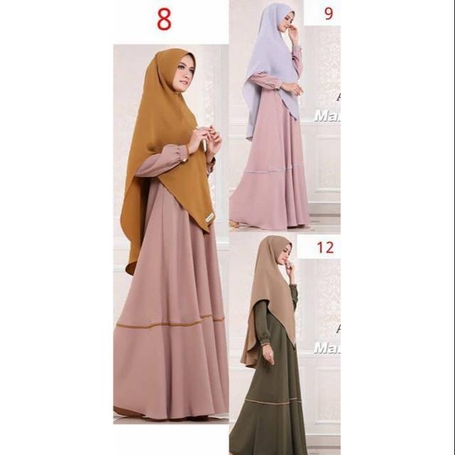 Gamis set terbaru arniz marcella