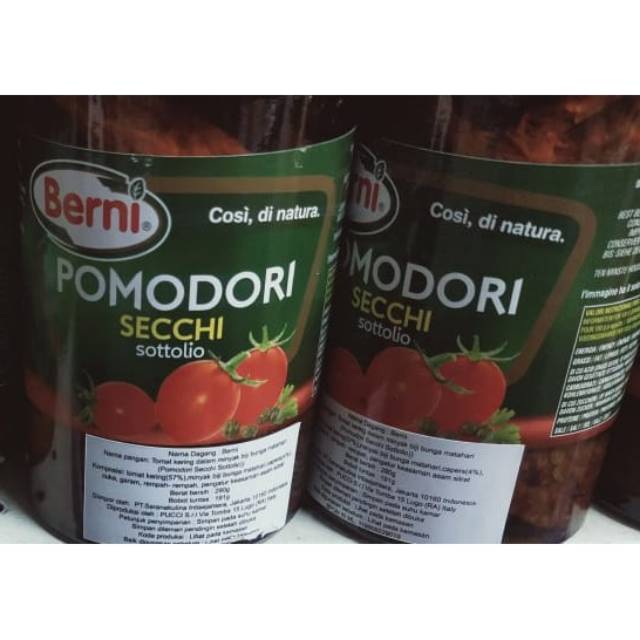 

BERNI SUNDRIED TOMATO 290 GR