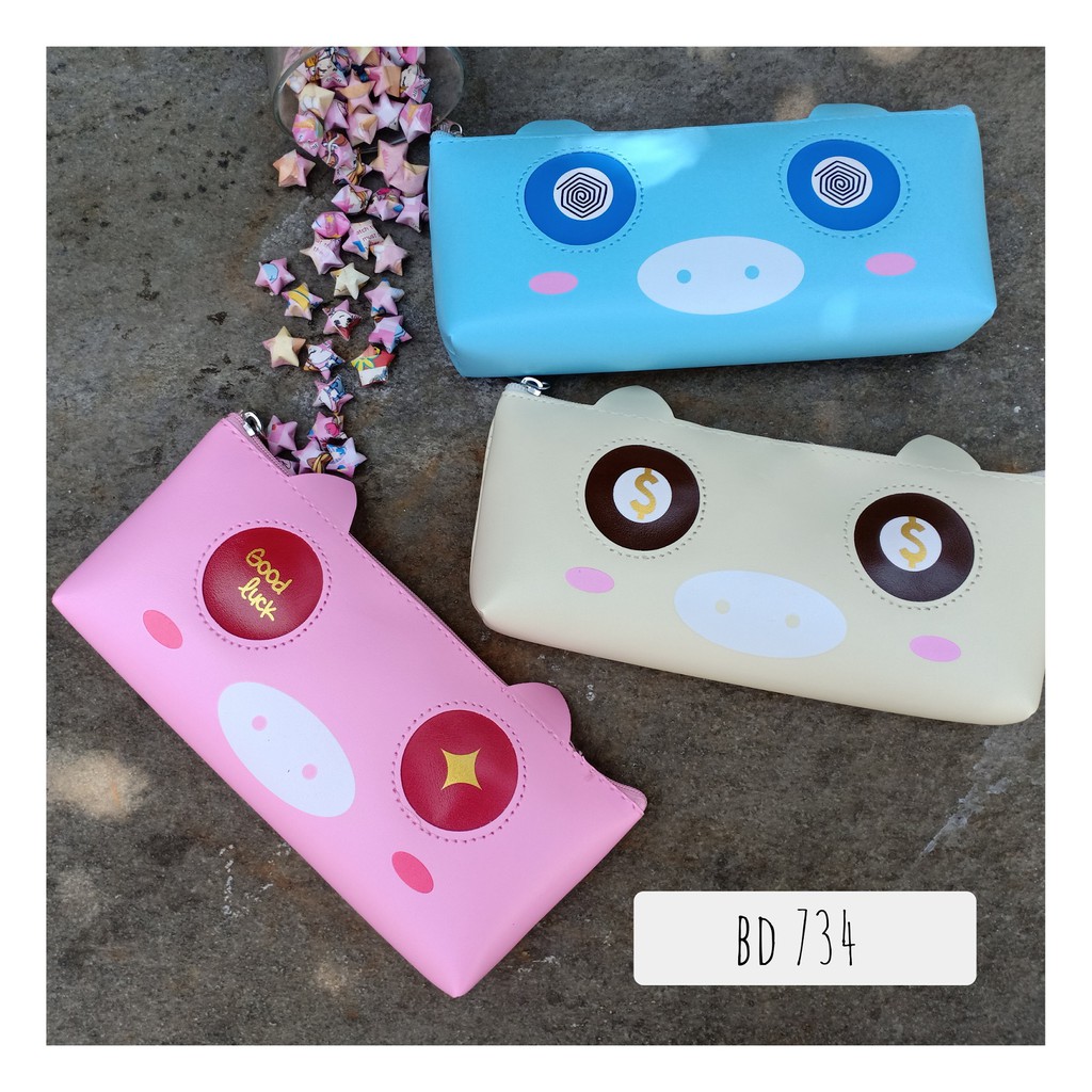 

tempat pensil remaja / tempat pensil anak / kotak pensil karakter funky import animal face