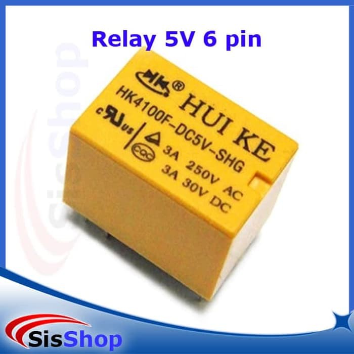 RELAY SPDT 5V 5VDC 6 PIN