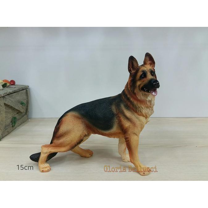Hot Deal Patung Pajangan Anjing Herder German Shepherd Spesial