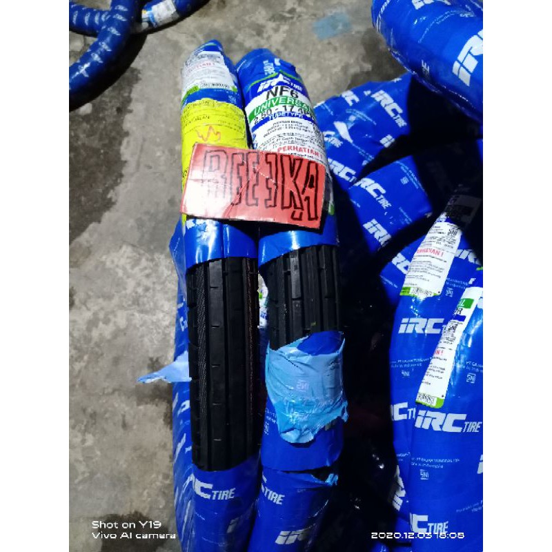 225-17 NF3 250-17 NF6 BAN LUAR IRC CLASIK JADUL KEMBANG GARIS LURUS