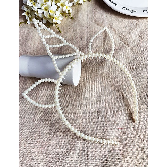 LRC Bando Fashion Resin Resin Imitation Pearl Headband F67572