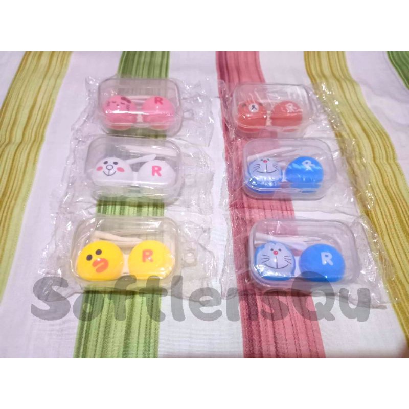 Lenscase Karakter - Case Softlens Karakter - Tempat Softlens Karakter - Kotak Softlens Karakter Cocok Untuk Semua Jenis Softlens