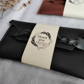  souvenir  pernikahan dompet pouch kulit imitasi murah 