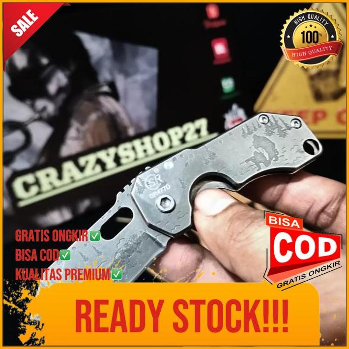 pisau lipat mini knives sr77b pocket pisau saku