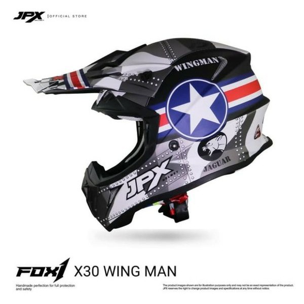 Helm Jpx Trail Fox1 X30 Wing Man