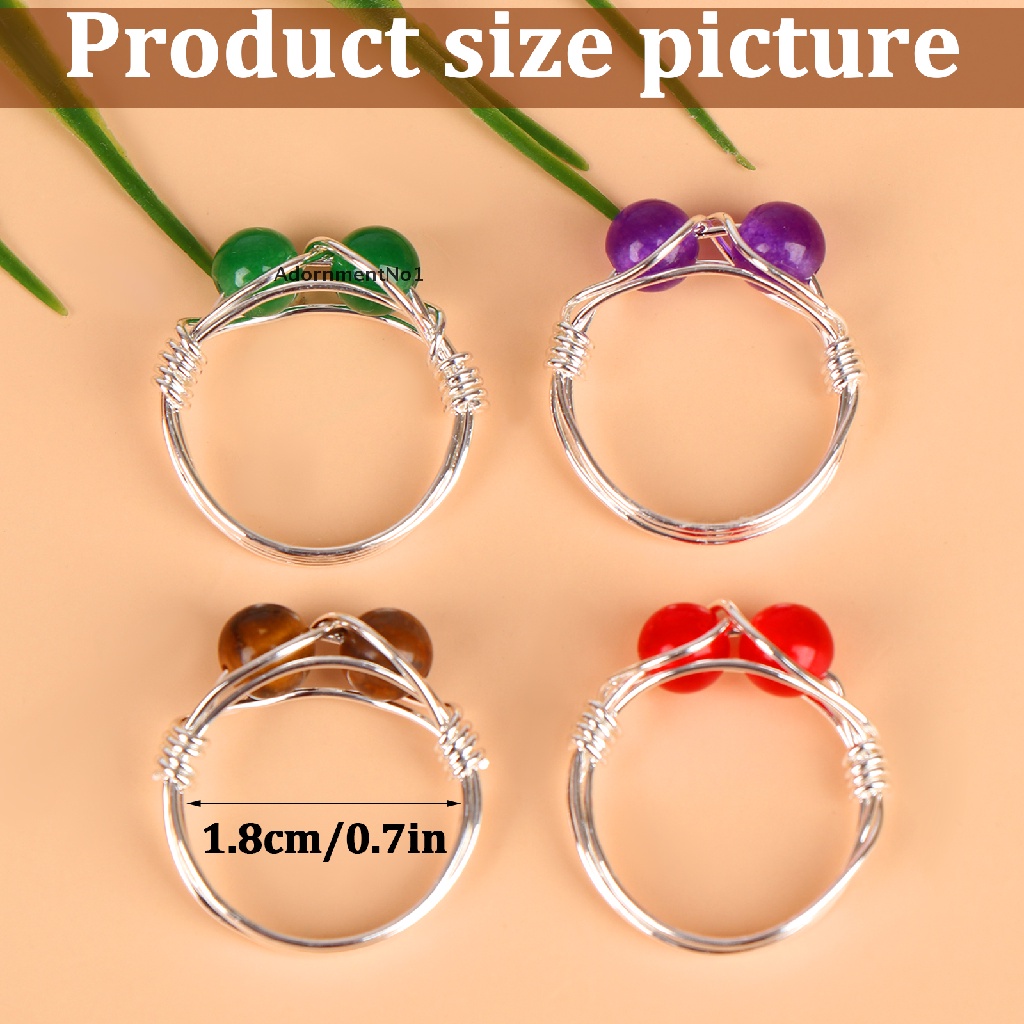 (AdornmentNo1) Cincin Kristal Carnelian Untuk Wanita