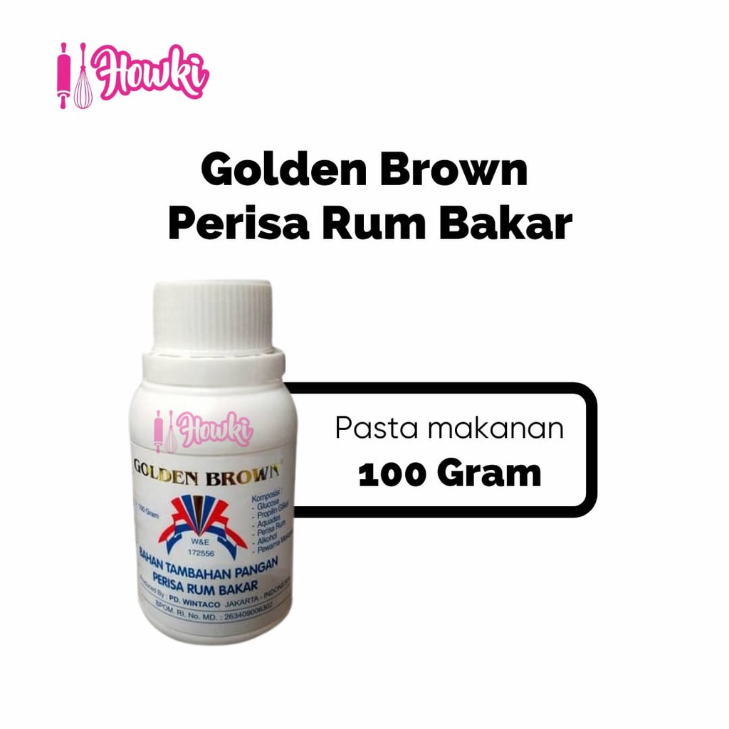 

Perisa Rum Bakar Golden Brown 100GR EXP 03.2025
