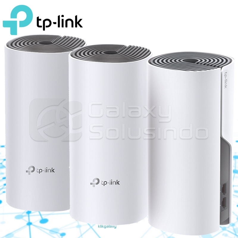 TP-LINK AC1200 Deco E4 V2 Whole Home Mesh Wi-Fi System - 3 Pack