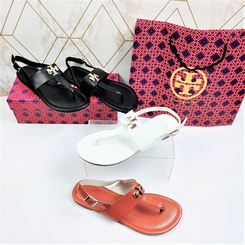 Tory Burch Slingback Thongs with Paperbag